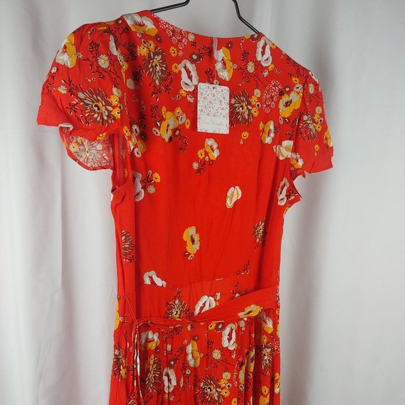 Free People - Gorgeous Jess Wrap Maxi Dress, XS - Picture 7 of 8